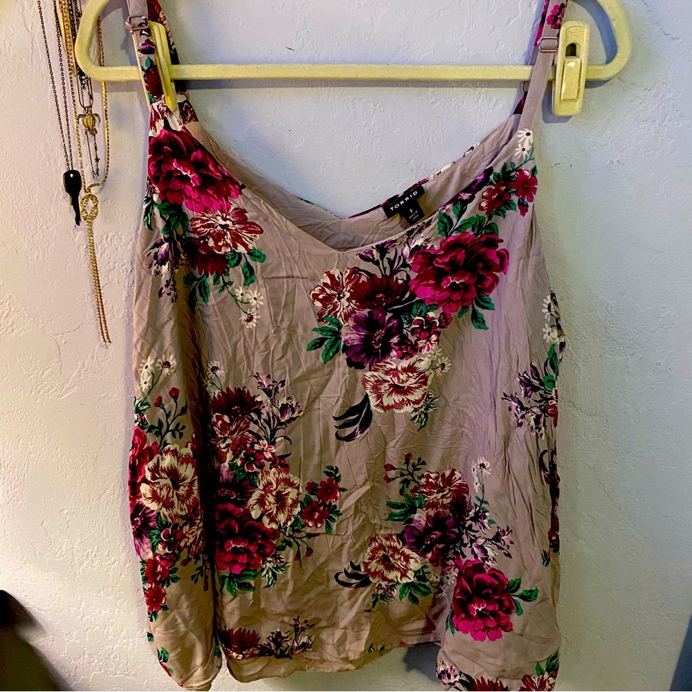 Torrid purple cami 1X